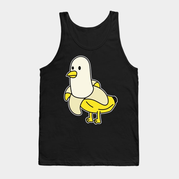 Banana Bird Tank Top by rudypagnel